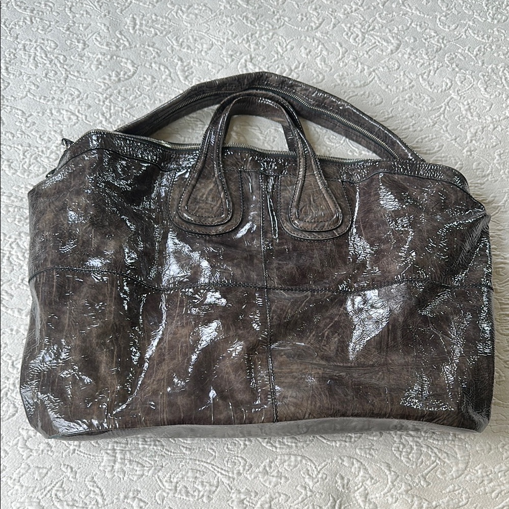 Givenchy Shiny Brown Leather Bag